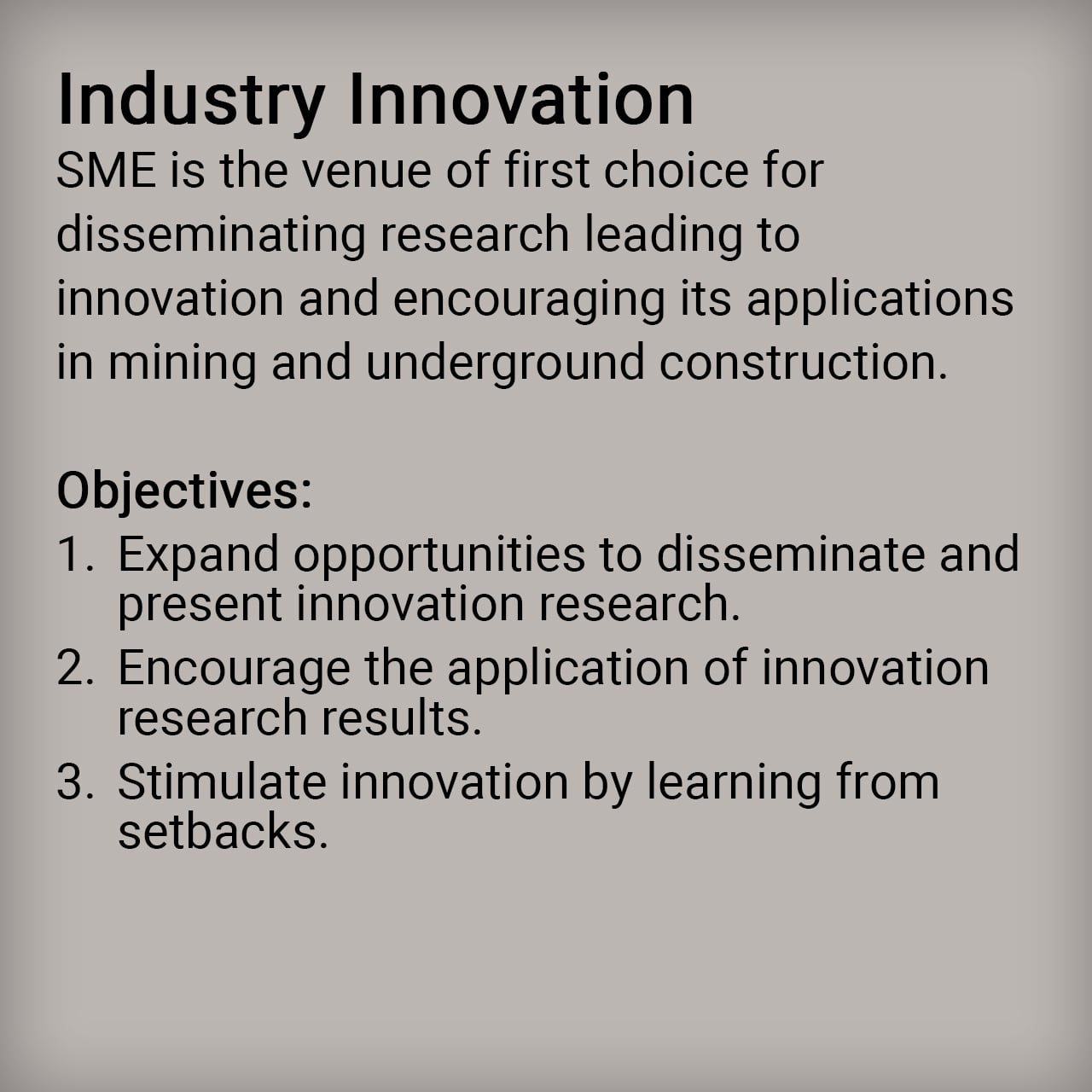 Industry Innovation